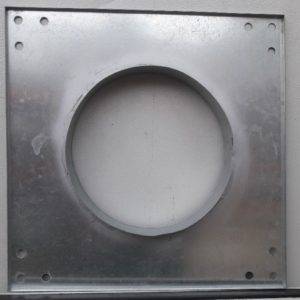 SUPPORT FIXATION TOURELLE EXTRACTION VENTILATION ASPIRATION POUR GAINE CONDUIT