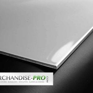 2 Toles 3mx2m aluminium blanche 3mm