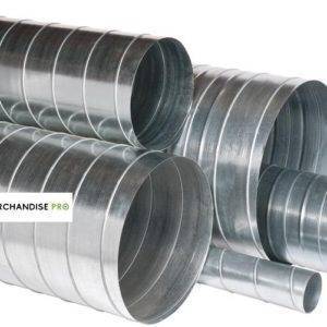 Conduit de ventilation galvanisé