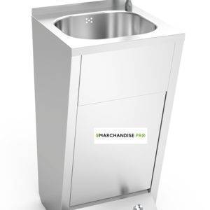 Lave mains inox sur pied normal