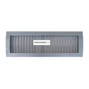 Grille de ventilation pour gaine en acier