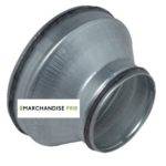 Réduction plate excentrée en acier galvanisé à joints image