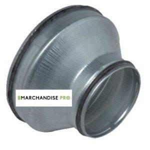 Réduction plate excentrée en acier galvanisé à joints image