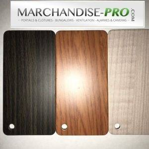 Plaque aluminium Wengé