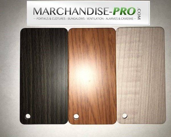 Plaque aluminium Wengé