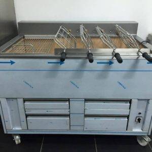 Rotisserie poulet charcoal bbq grill