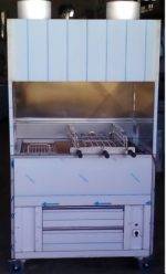 Rotisserie poulet charcoal bbq grill