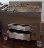 Rotisserie poulet charcoal bbq grill