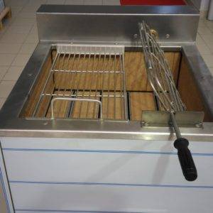 Rotisserie poulet charcoal bbq grill