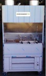 Rotisserie poulet charcoal bbq grill