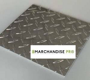 Tôle Alu Brut (3003 H22) Diamant 3000 x 1500 x 3,2