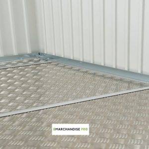 Plancher pour abri de jardin en metal