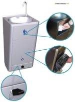 Lave mains autonome inox grand débit