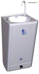 Lave mains autonome inox grand débit