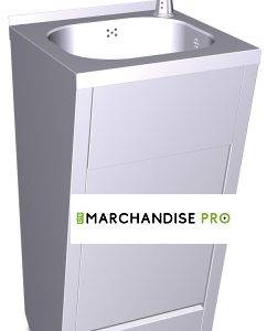 Lave mains inox sur pied auto