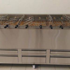 Barbecue bbq grill 7grilles rotative