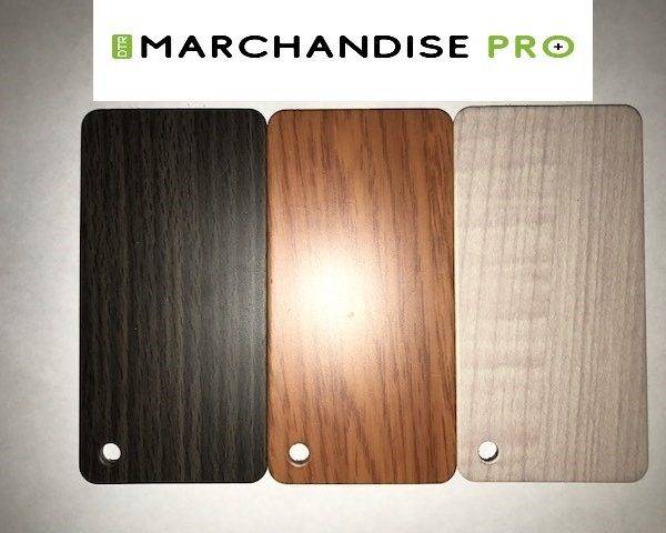 Plaque aluminium Acajou