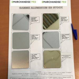 tole aluminium brillant