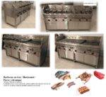 Barbecue au Gaz Horizontal Pierre de lave