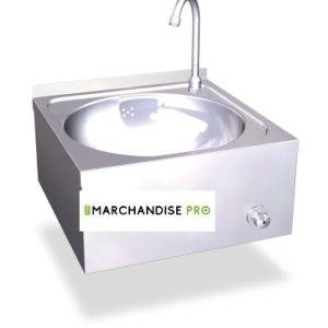 Lave mains inox mural fémorale