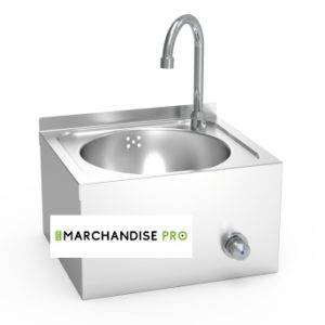 Lave mains inox mural XS