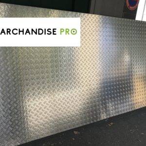 Tole alu damier 5 larmes sur mesure