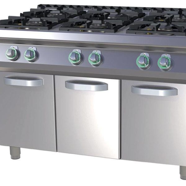Plan de cuisson 6 Feux Gaz sur Placard Ouvert - SP 7120 G