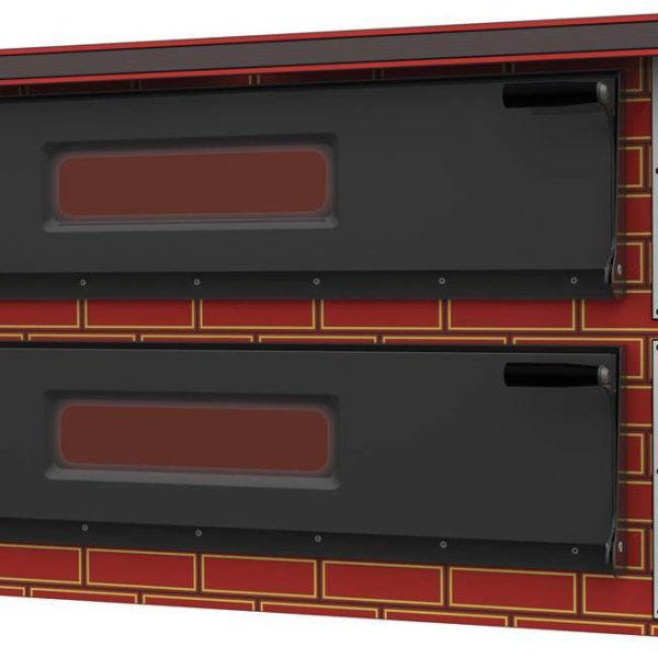 Four à Pizza Digital Double 2 x 6 Pizzas 36 cm - Entièrement Réfractaire XL276X