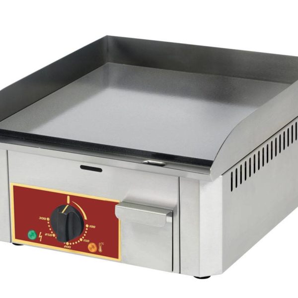 Plancha Électrique Simple Acier Lisse