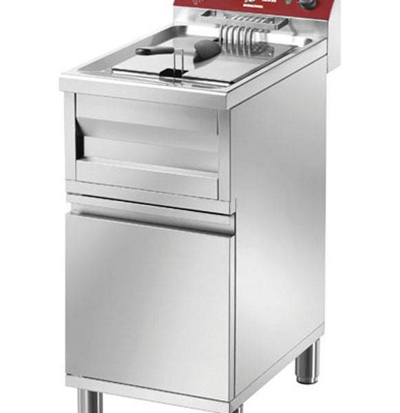 Friteuse Électrique sur Coffre 12 Litres avec Cuve Emboutie
