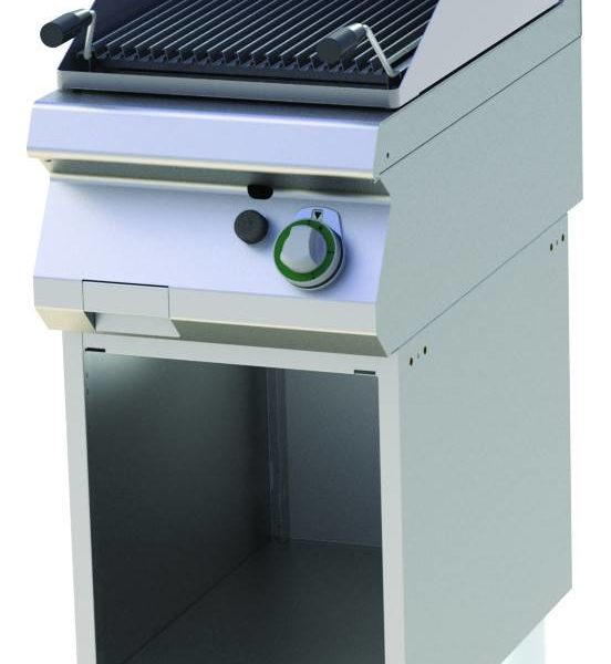 Grill à Pierre de Lave Gaz Simple sur Placard Ouvert - GL 740 G
