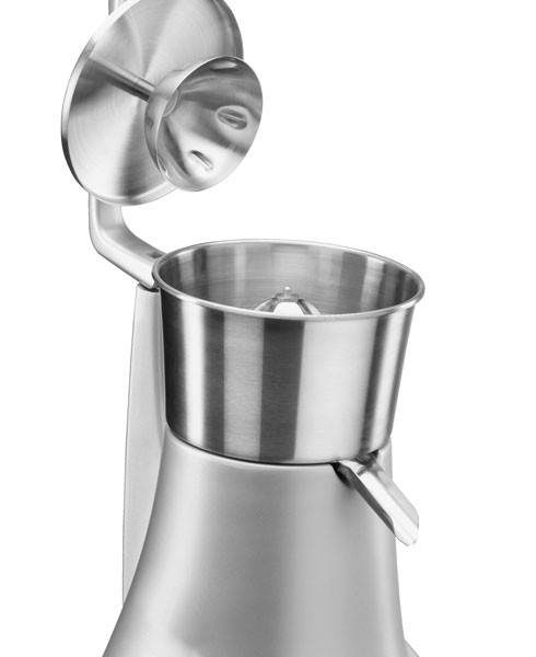 Presse-Agrumes Électrique à Levier en Alliage d'Aluminium Satiné