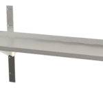 Étagère Murale Inox Simple Réglable sur 2 Crémaillères Lg 1000