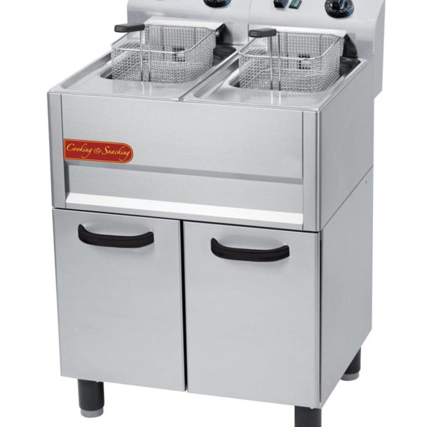 Friteuse Électrique sur Coffre 2 x 8 Litres (Monobloc) - FE 61 ELT