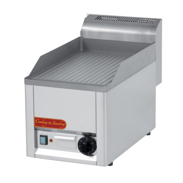 Plancha Électrique Simple Acier Rainurée - FTR 30 EL
