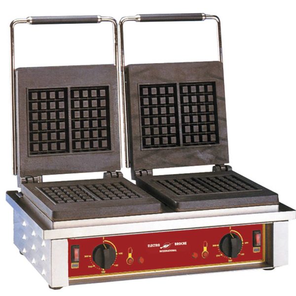 Gaufrier Double 2 Fers Bruxellois - 4 Gaufres