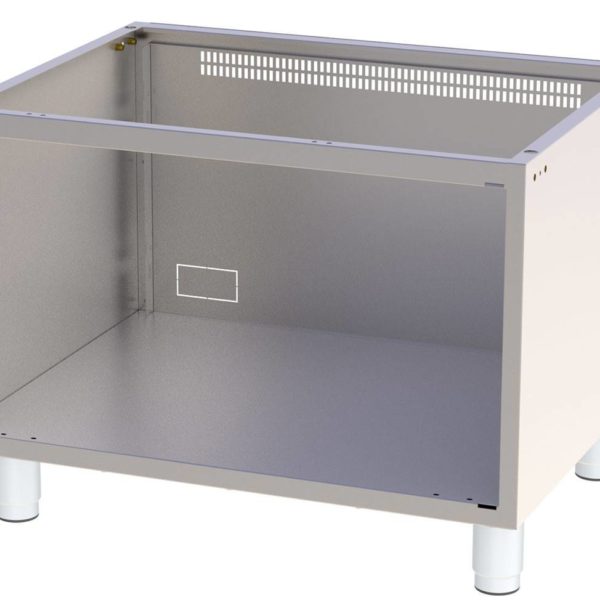 Soubassement Neutre Simple Inox Ouvert - P 780