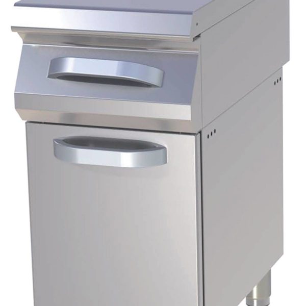Élément Neutre Simple Inox 400 mm sur Coffre - PP 740