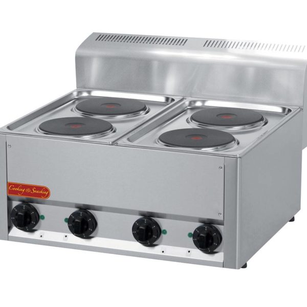 Réchaud Électrique 4 Plaques Rondes à Poser - SP 60 ELS