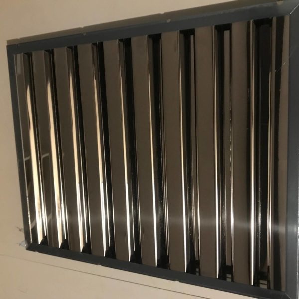 filtre à choc inox pour hotte