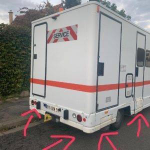 Habillage d'un camion en tôle alu strié