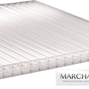 plaque polycarbonate 10mm 6mx2.10m