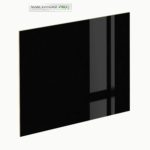 Plaque aluminium NOIRE sur mesure