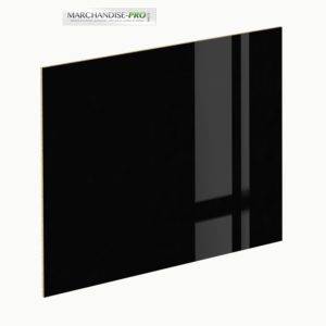 Plaque aluminium NOIRE sur mesure