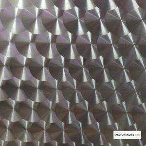 Tôle inox bouchonné