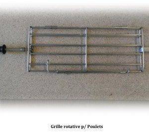 Grille rotative 3 poulets