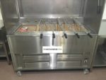 Barbecue inox charbon sur mesure