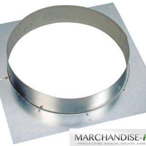 Chapeau de toit galvanisé 250 + Platine