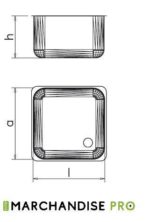 Plonge en Inox sur pied - sans étagère basse - 1 Bac – Image 2