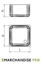 Plonge en Inox sur Pied avec Bac Double – Image 2